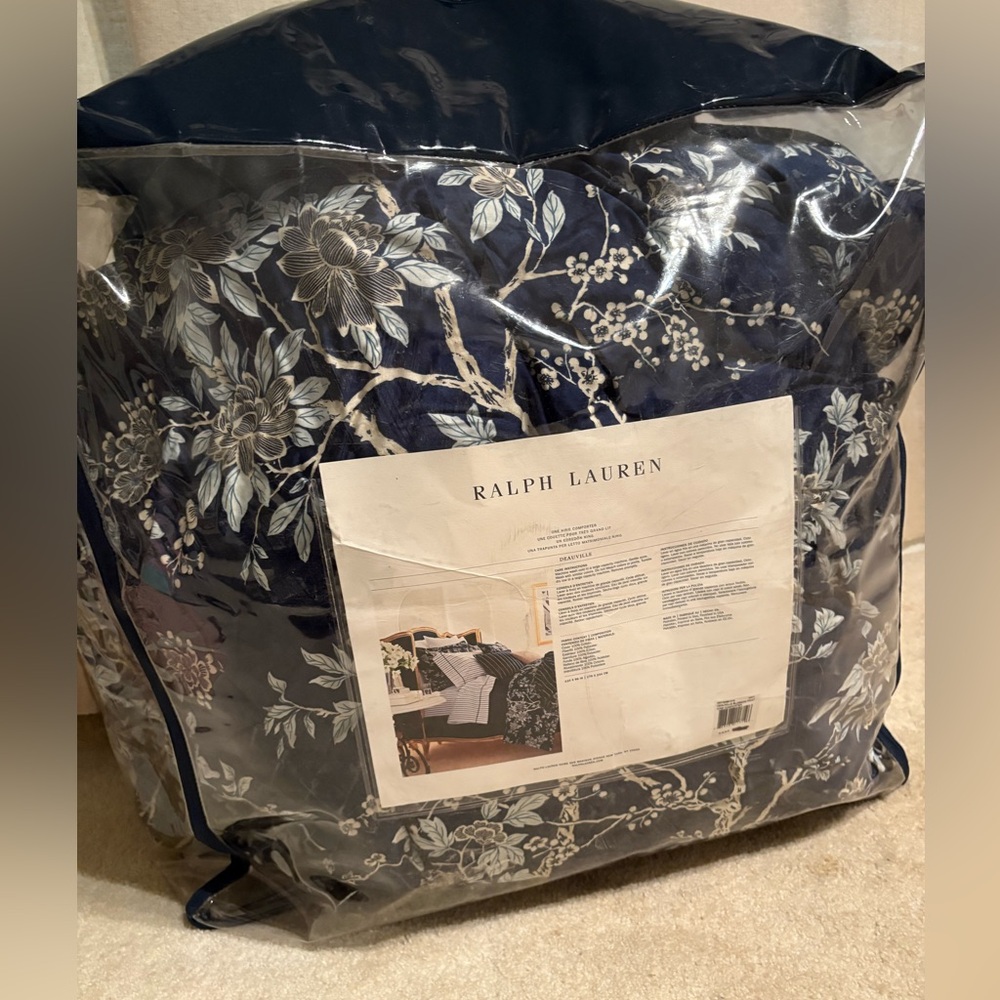 Ralph Lauren Navy Comforter